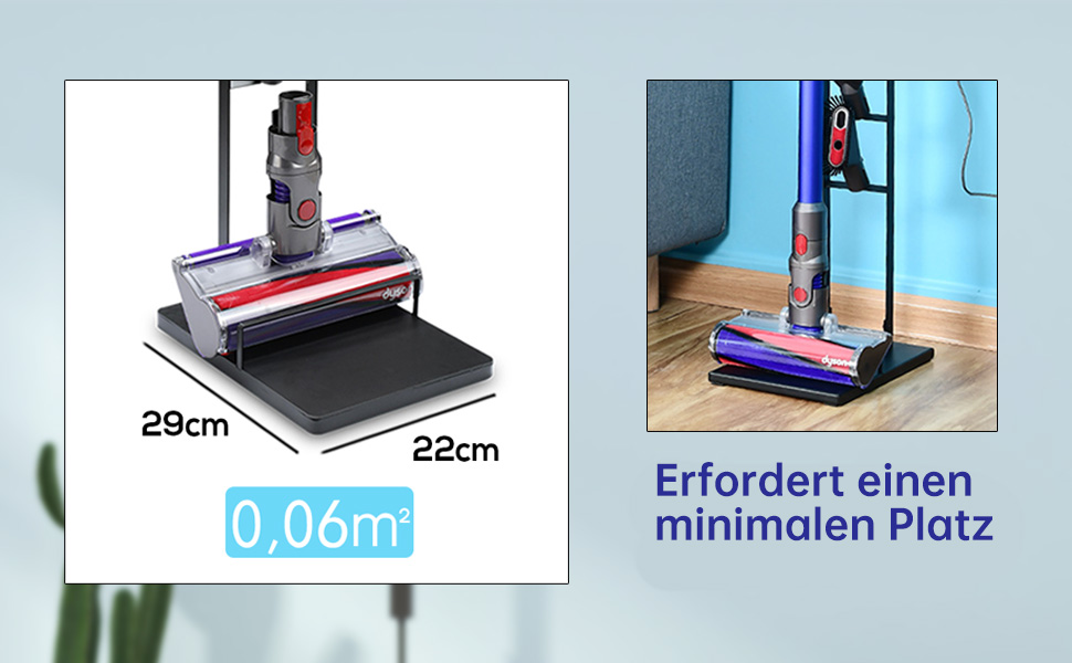 Тримач для пилососа Dyson V11/V10/V8/V7/V6/DC58/DC59/DC62/DC74 - підлого кріплення без свердління