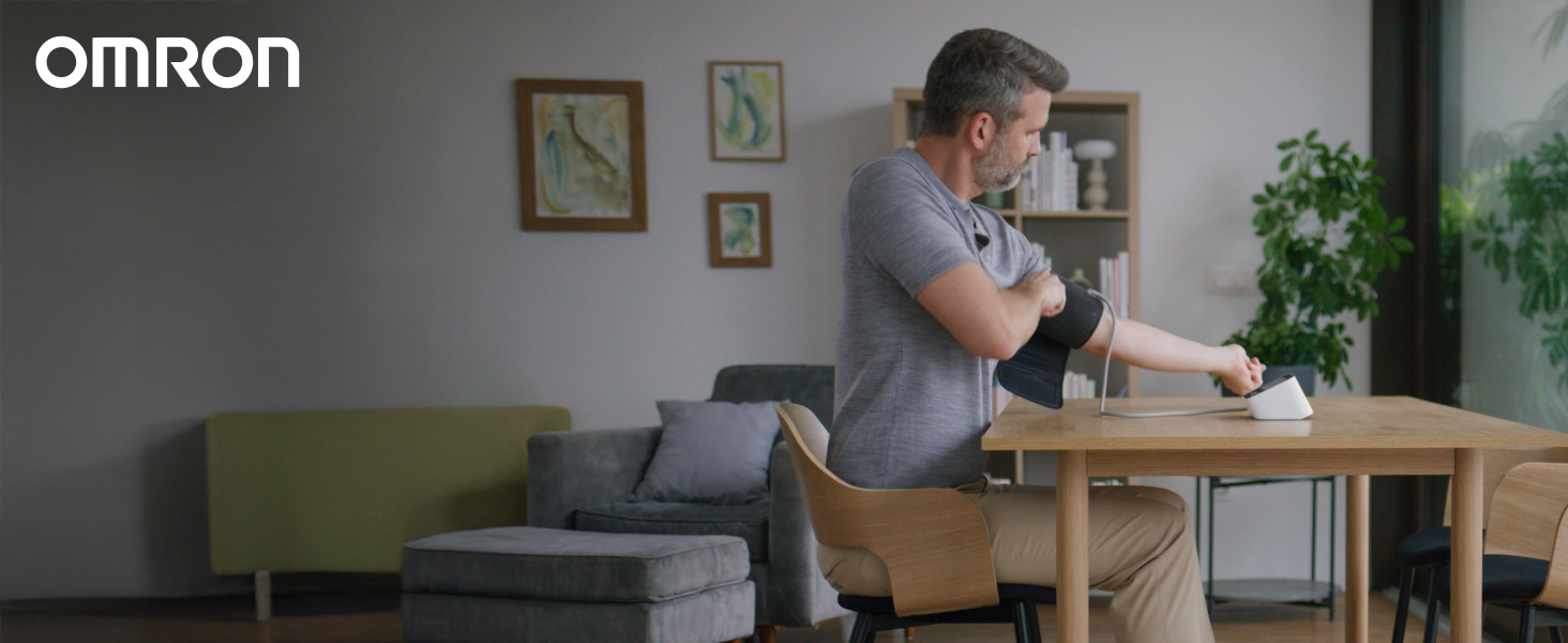 Тонометр OMRON X3 Comfort AFib: цифровий тонометр на плечі з визначенням передсердного фібрилювання, клінічно перевірений, підходить для діабетиків та вагітних, 22-42 см