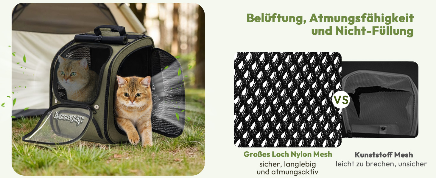 Рюкзак для кота Pecute з вікном-бульбашкою, переноска для тварин, сірий (42x32x26 см)