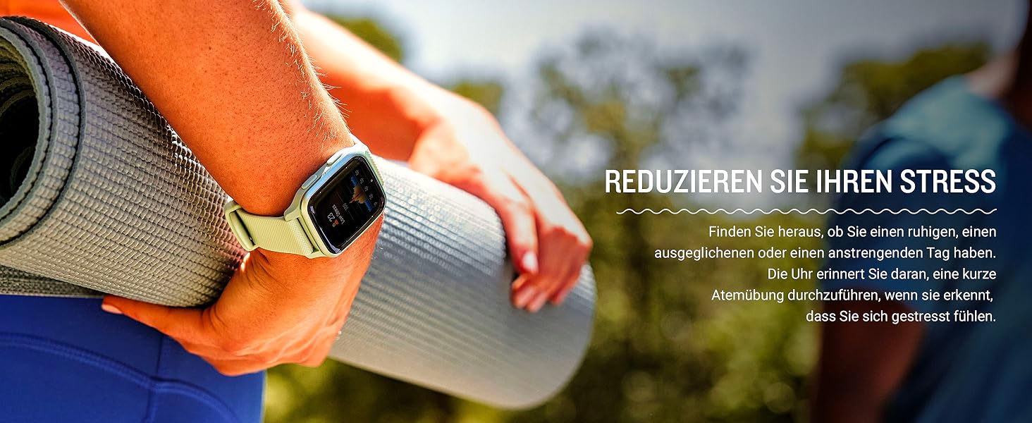 Розумний годинник Garmin Venu Sq 2 Music з GPS, AMOLED дисплеєм 1.4', музичним програвачем, аналізом сну та 25+ спортивними функціями. Garmin Pay, до 11 днів роботи від акумулятора, водонепроникність. Колір: Шкіряний сірий.