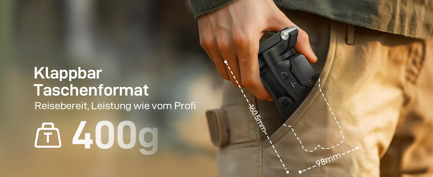 iSteady V3 Ultra: Стабілізатор для смартфона з AI-трекером, сенсорним екраном та інтегрованою штангою. Ідеальний для зйомки Vlog та TikTok