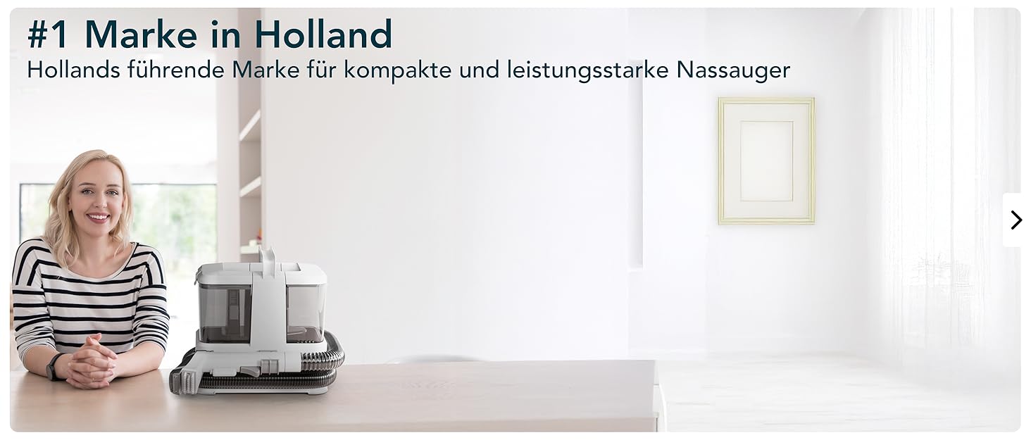 Портативний мийник для м'яких меблів та килимів – мийний пилосос для килимів, м'яких меблів, автосидінь та диванів