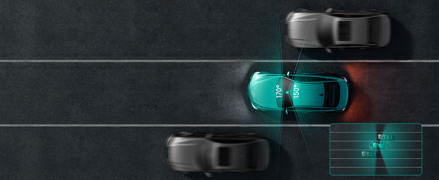 Відеореєстратор COOAU D30S 4K з GPS, WiFi, двома камерами (передньою 4K та внутрішньою 2.5K), інфрачервоною нічною зйомкою, G-сенсором, паркувальним режимом та підтримкою карт пам'яті до 256GB