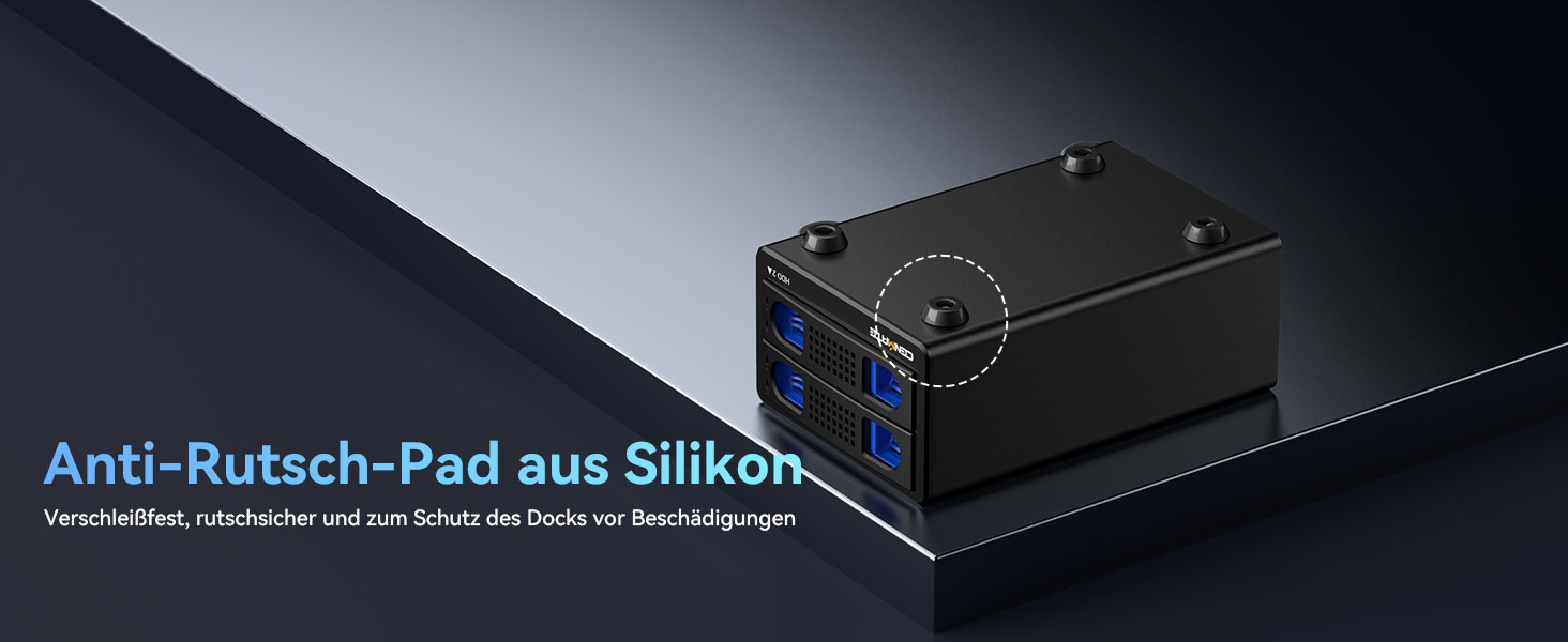 Зовнішній RAID корпус для 2 HDD/SSD дисків 2.5/3.5