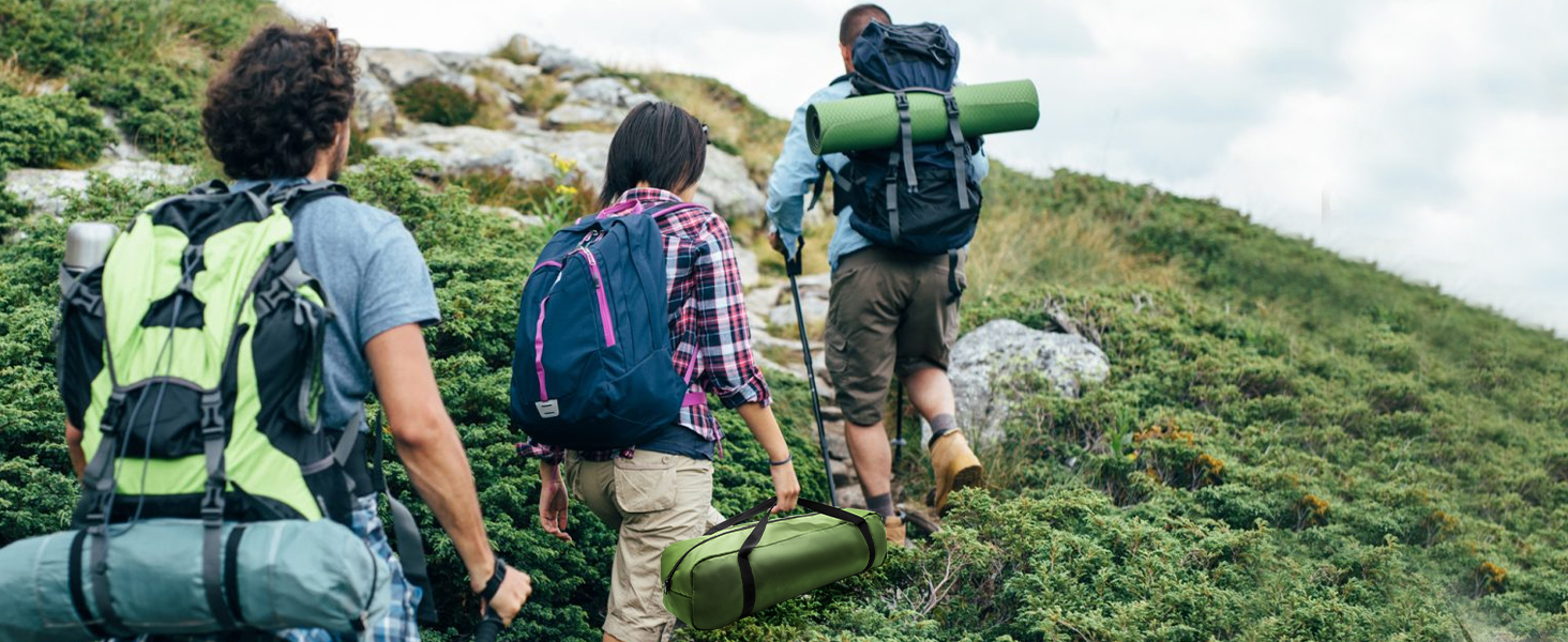 Розкладне ліжко-спальник туристичне, ультралегке, 160кг, блакитне. З алюмінієвою конструкцією та антирипстоп тканиною для кемпінгу, відпочинку на природі, вдома та на пляжі
