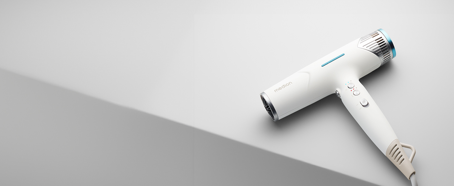 MEDION Haartrockner з іонізацією та дифузором HD2 - 1500 Вт, іонізація, стилізація, тихий BLDC мотор, самоочищення