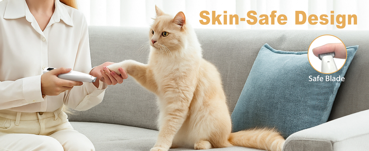 Триммер для лап собак Leise: професійна машинка для стрижки з LED-підсвічуванням, водонепроникний, USB-зарядка, для собак та котів