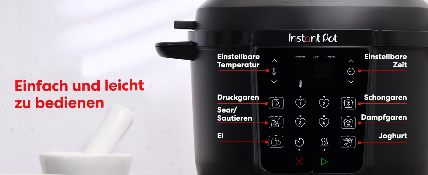 Instant Pot Plus 9-в-1: мультиварка, сковорода, рисоварка, йогуртниця, 5.7 л, нержавіюча сталь