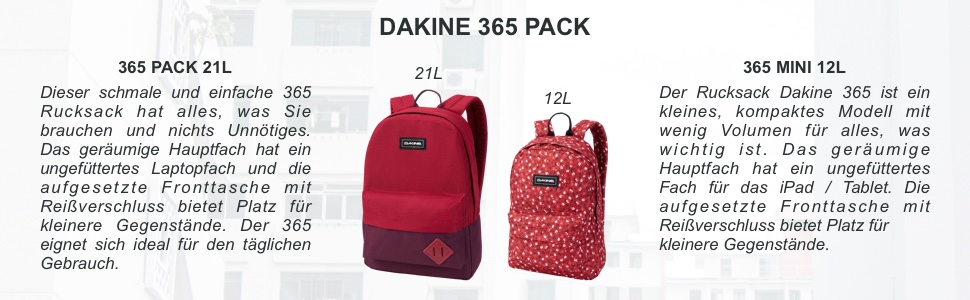 Рюкзак Dakine 365 Pack 21 л для ноутбука, унісекс, сірий