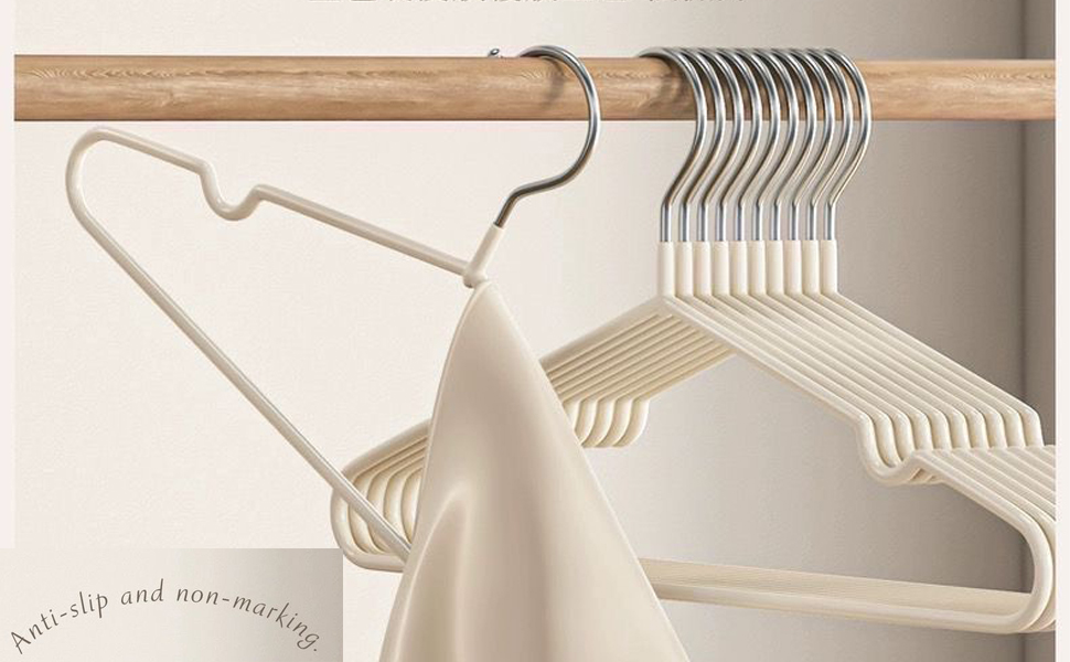 Набір вішалок для одягу з металу, 30 шт., з вирізами для плечей, стійкі до іржі, економія місця, 40 см, чорні