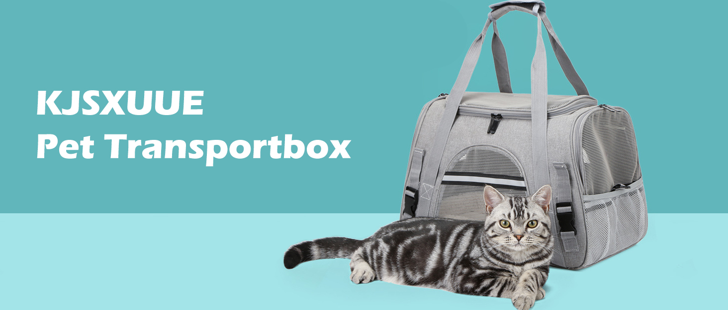 Транспортна переноска для собак та котів, складана, з м'якою підстилкою (рожева)