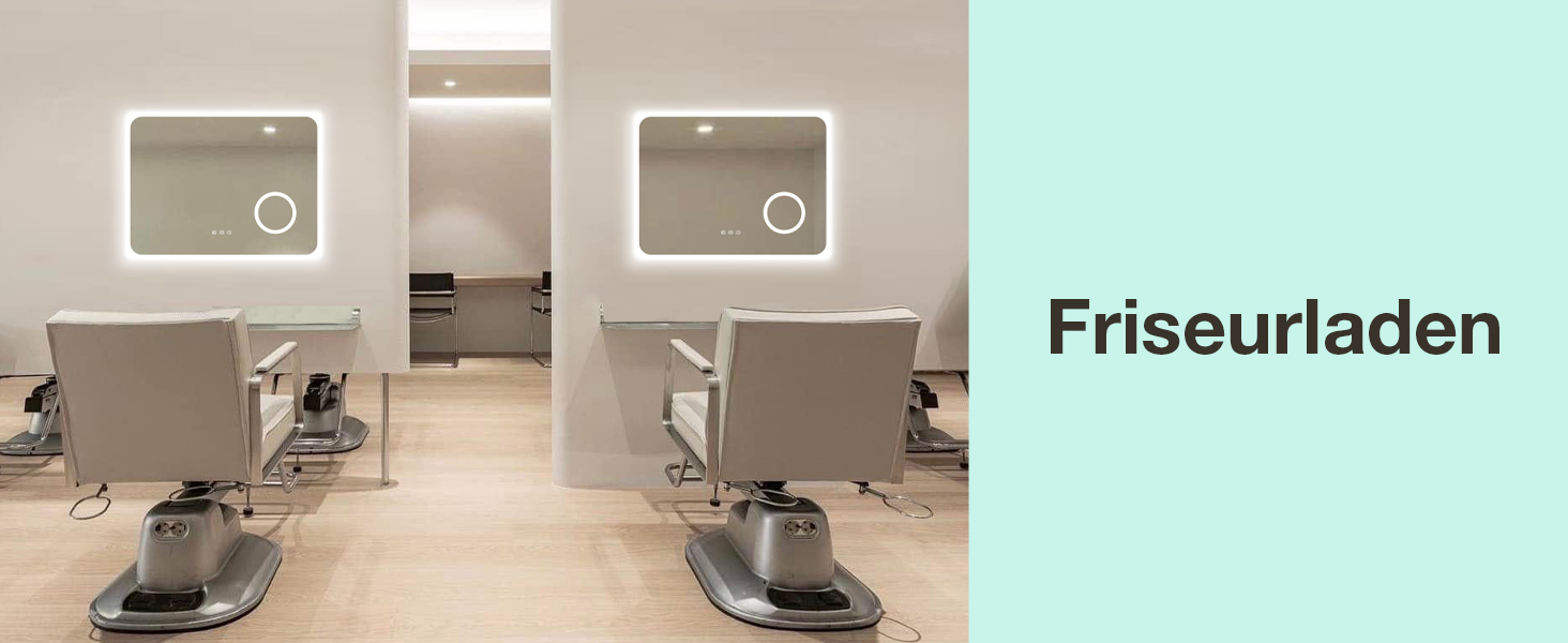 LED дзеркало для ванної кімнати 80x60 см з підсвічуванням, 3 кольори, регулювання яскравості, антизапарник, годинник, 3x збільшення, розетка