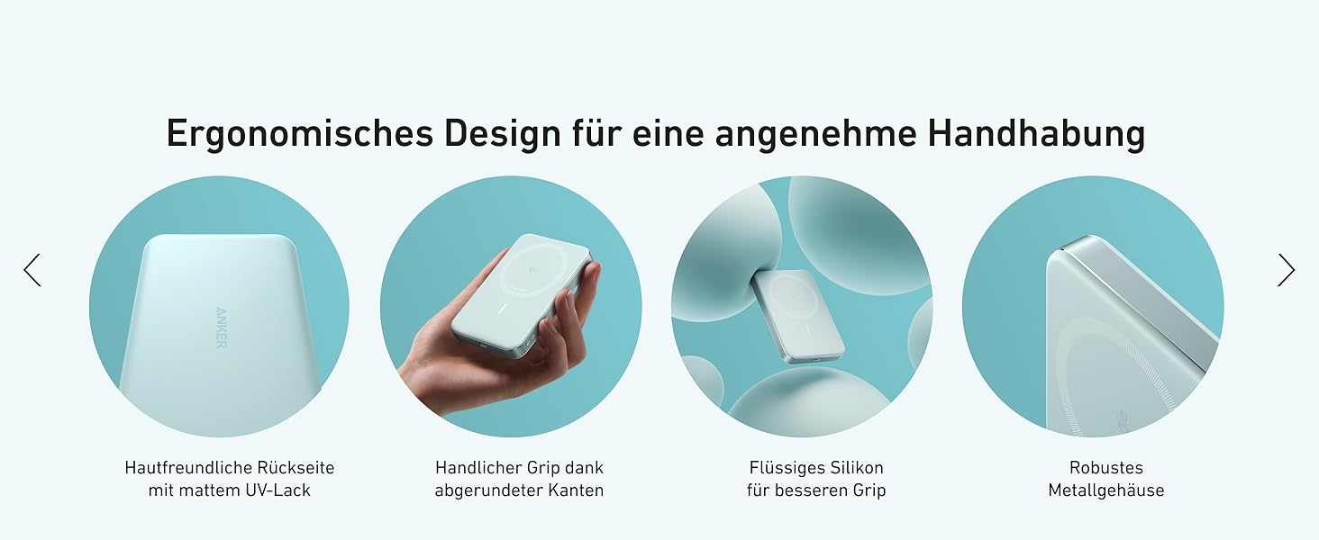 Powerbank Anker MagGo 10000mAh, Qi2, MagSafe, зелений: компактний зарядний пристрій для iPhone 16/15/14/13