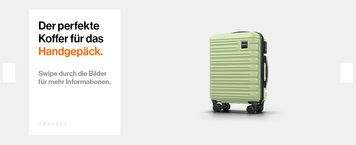 Набір валіз Travely з полікарбонату (77см, 67см, ручна поклажа) з TSA замком та плавними колесами