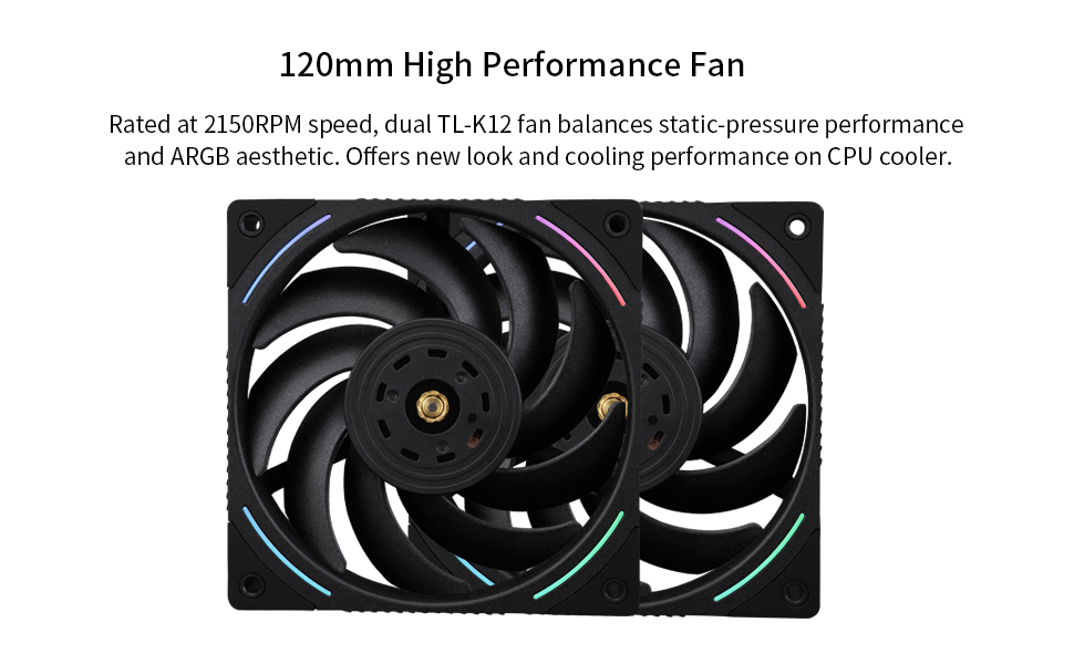 Thermalright Phantom Spirit 120 EVO - кулер для CPU з 7 heatpipes, 2 вентилятори 120mm, технологія AGHP 4.0, під AMD AM4/AM5 та Intel 1700/1851/1150/1151/1200