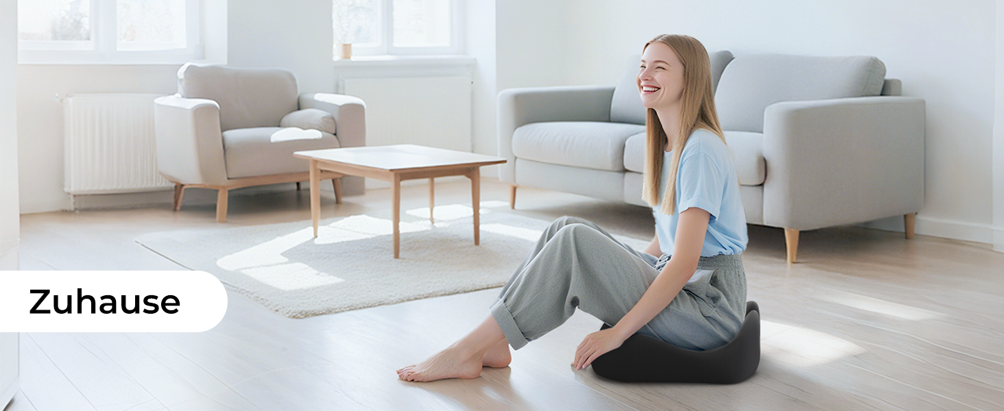 Ортопедична подушка для сидіння AUVON Kontur: для спини, куприка, ішіасу. Ергономічна подушка для офісу, авто, дому. З піною з пам'яті.