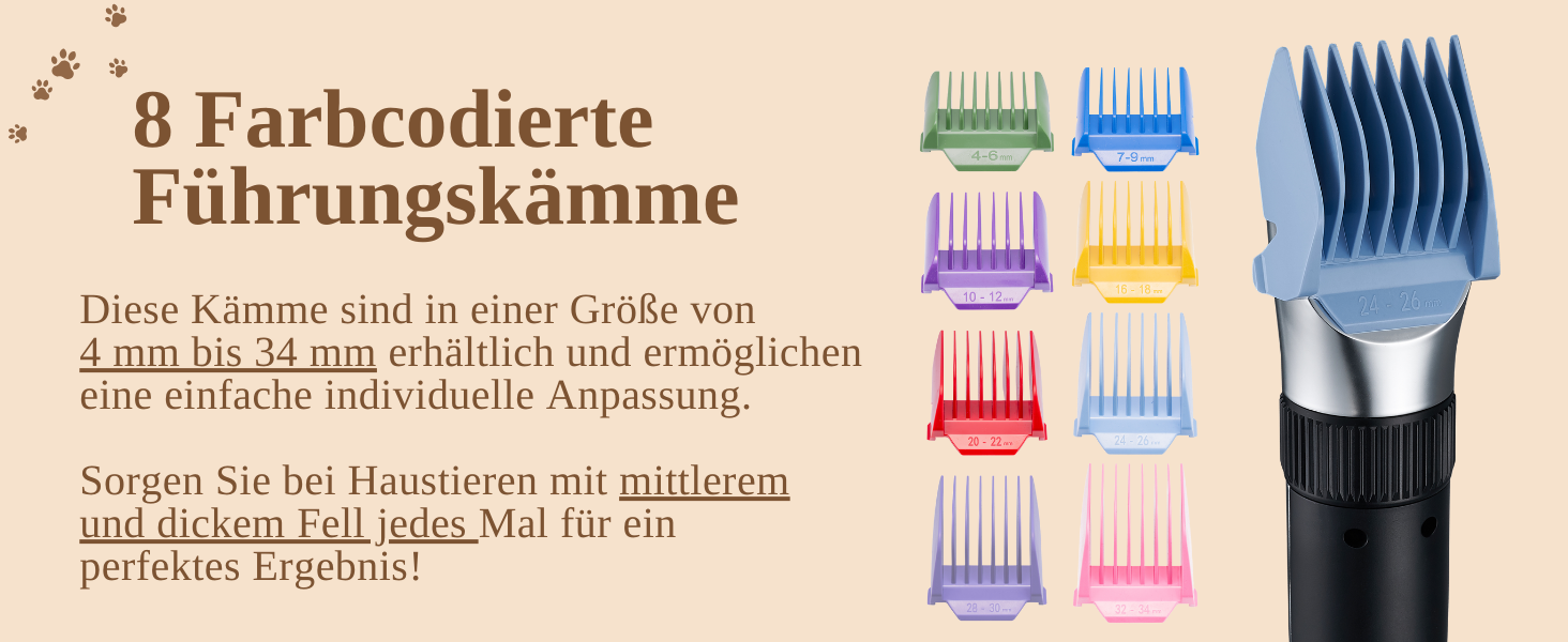 Електрична машинка для грумінгу домашніх тварин BarberBoss QR-9082 – бездротова, з керамічними лезами та LED-дисплеєм