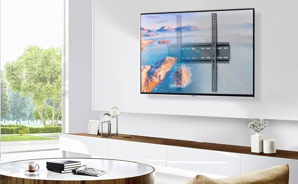 Настінне кріплення для телевізора PERLESMITH Ultraslim 26-75 дюймів, VESA 400x400, до 52 кг