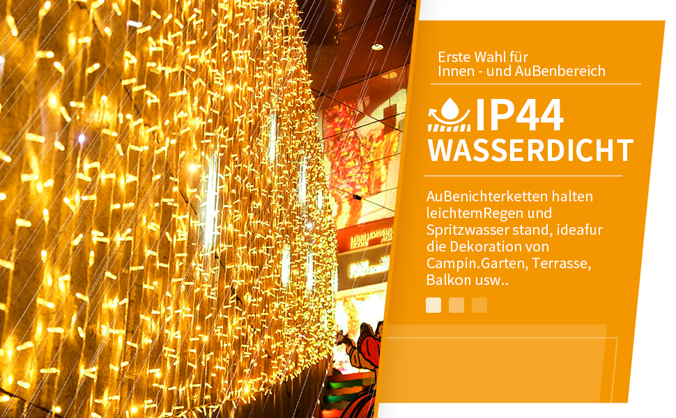 LED гірлянда 20 метрів, 200 LED, тепле біле світло, 8 режимів, таймер, пульт, IP44, для декору саду, вечірки, весілля, Різдва