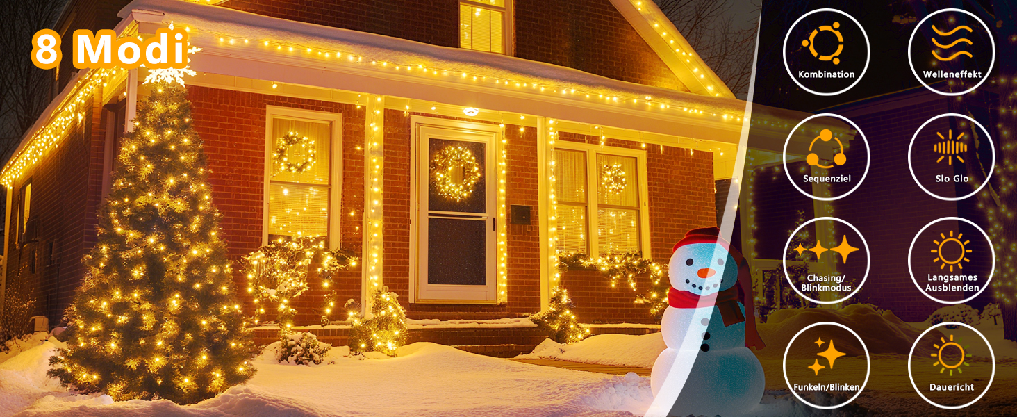 LED гірлянда на батарейках/USB, 10м, 100 світлодіодів, тепле біле світло, з таймером, вологостійка, для декору на Різдво, весілля, вечірки, балкону, саду