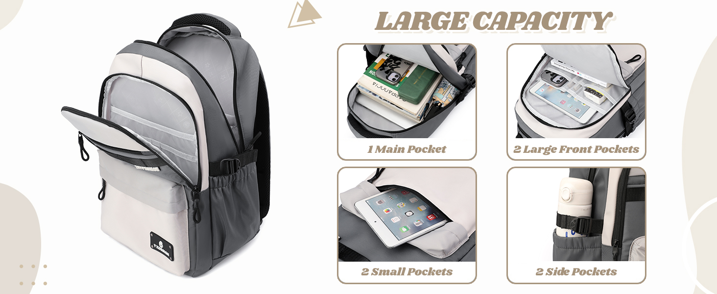 Шкільний рюкзак для підлітків, хлопчиків, 2025, для старшої школи, гімназії. Водовідштовхуючий, для ноутбука 15.6