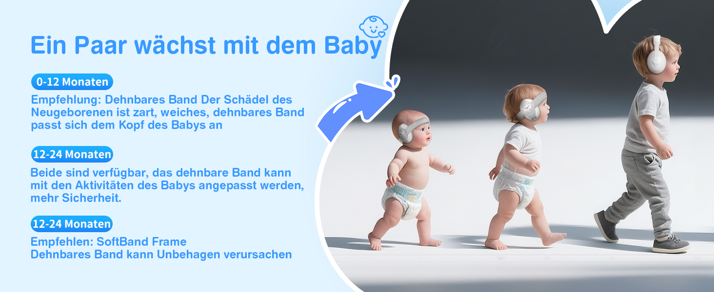 Навушники для дітей, захист вух, 2-в-1, шумопоглинання, сірий колір