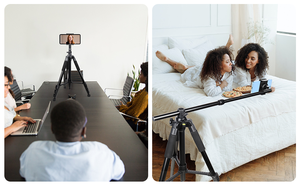 Штатив для смартфона Elitehood з виносним плечем 114 см, гнучкий, 180 см, 360° - для відеозйомки