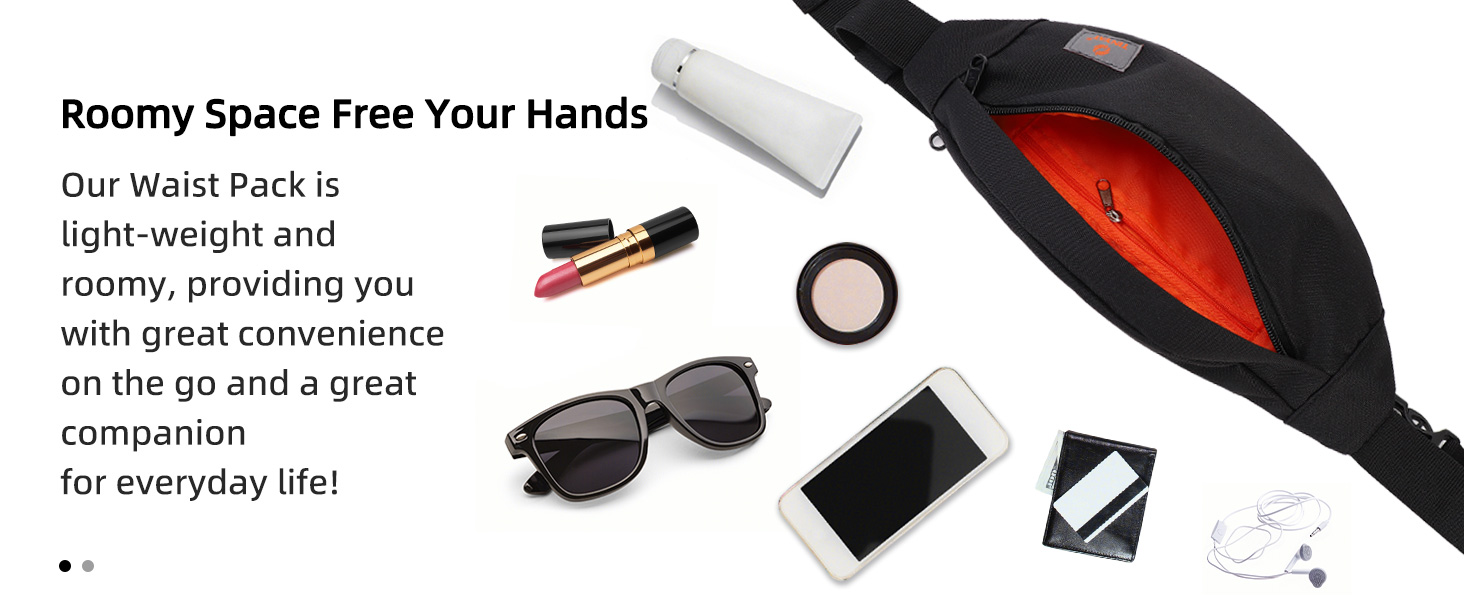 Поясна сумка TYNAT T201 сірого кольору – легка та зручна для туризму та спорту (жіноча/чоловіча)