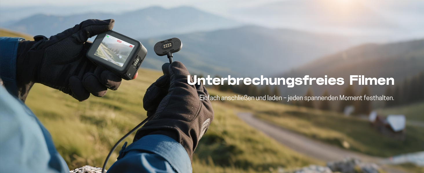 Зарядний пристрій для GoPro Hero 13 Black — 3-канальний заряд для акумуляторів з швидкою зарядкою, USB-C кабель. Сумісний з GoPro Hero 13 Black, оригінальний акумулятор (без акумулятора). Для Hero 9-13