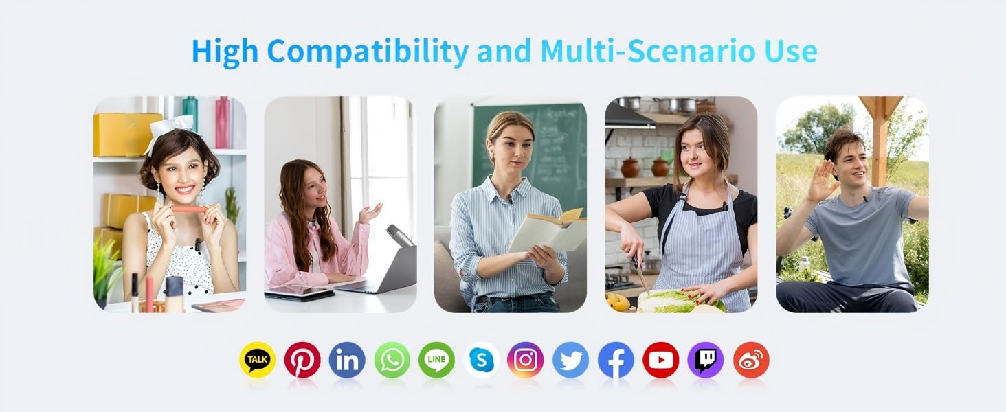 Беспроводной петличный микрофон для телефона/iPhone/iPad/камеры, мини-микрофон для стриминга, подавление шума, Plug & Play, идеален для видеосъемки, подкастов, YouTube, TikTok и интервью (S7)