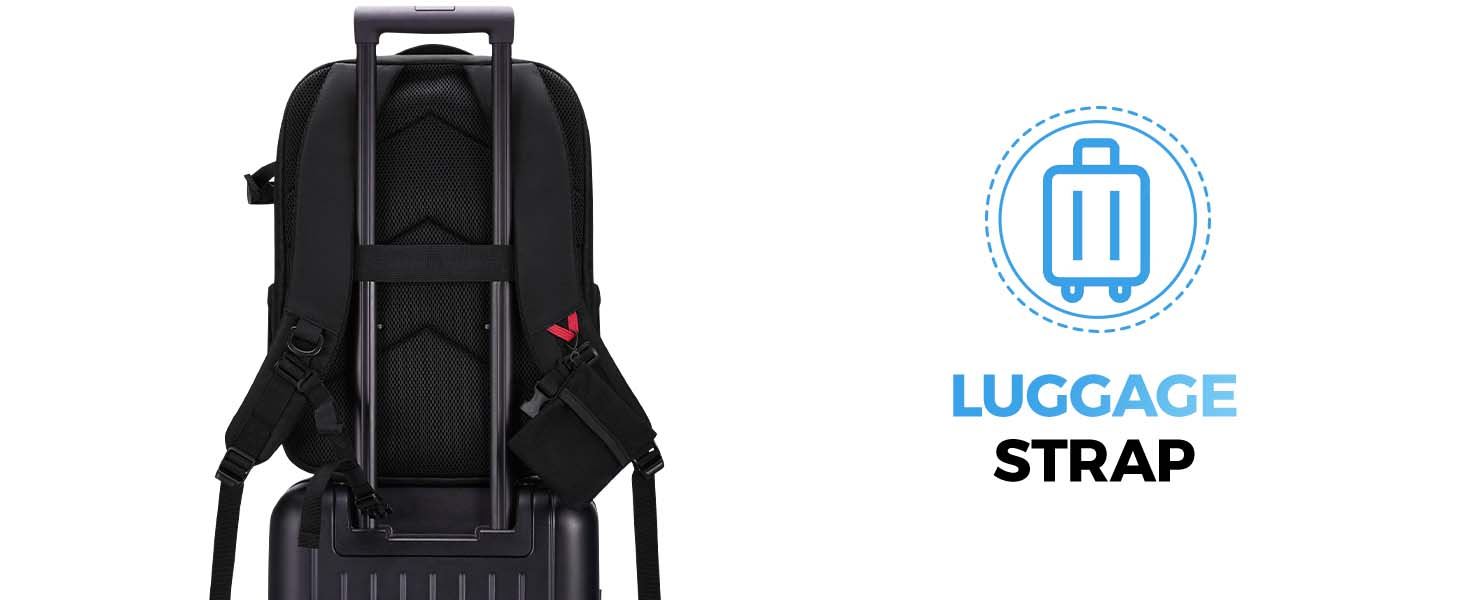 Сумка-рюкзак для фотокамери Bagsmart: водонепроникний рюкзак для фотографів з відділенням для ноутбука 15,6 дюймів, чорний