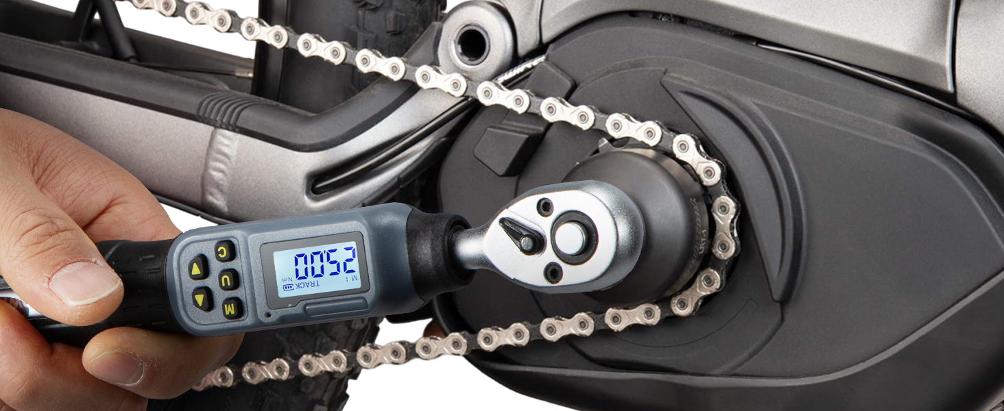 Цифровий шуруповерт з моментом обертання GROWNEER, 2.66-53.1 In-lbs/ 1/4'' Drive, 1.5-30 Nm, з індикатором крутного моменту, звуковим сигналом та LED-дисплеєм, 27 в 1