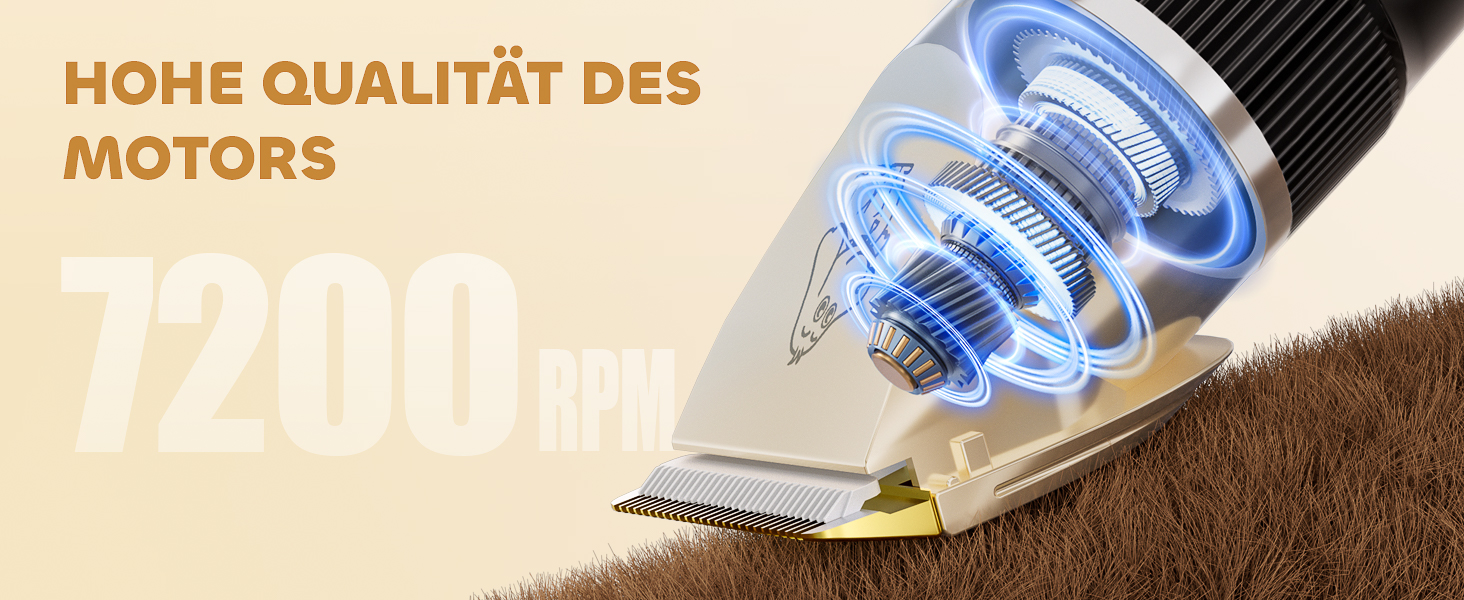 Професійна машинка для стрижки тварин IPX7: тиха, бездротова, для собак та котів. Підходить для всіх типів шерсті