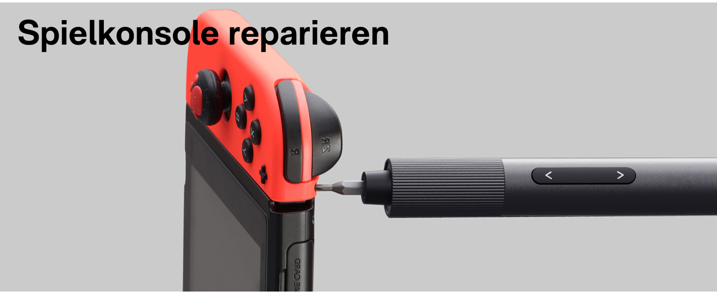 Набір викруток HOTO Feinmechaniker: електричний, магнітний, прецизійний. Для ремонту годинників, окулярів, телефонів, ПК. 170 об/хв, C4 × 28 мм