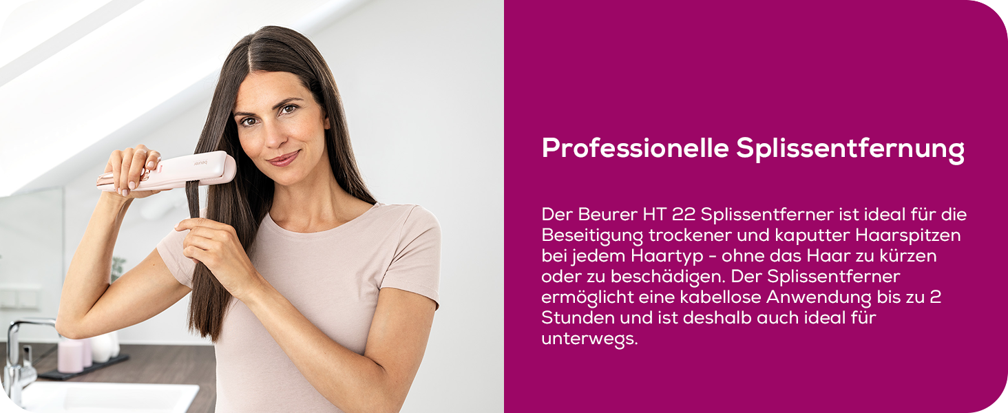 Фен Beurer HC 25 з іонізацією, 1600 Вт, складний, для подорожей, універсальне живлення 110-240V, видалення січки