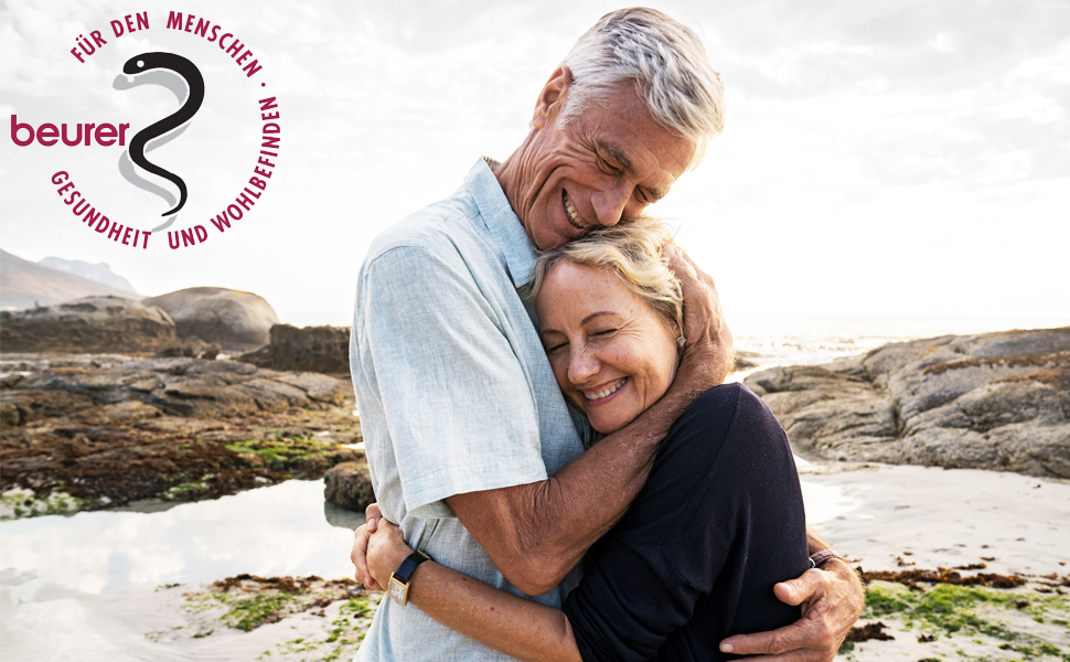 Beurer BM 96 - тонометр з ЕКГ, вимірювання артеріального тиску та пульсу на плечі, для виявлення фібриляції передсердь (AFib) та профілактики інсульту, обхват плеча 22-42 см (вбудовані електроди ЕКГ)