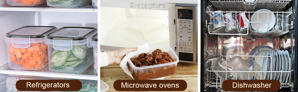 Набір контейнерів для зберігання Heucheey 24 шт. з кришкою, набір для кухні з пластику, з наклейками, пензлем та ложкою, контейнери для зберігання круп, борошна, макаронів, BPA-free