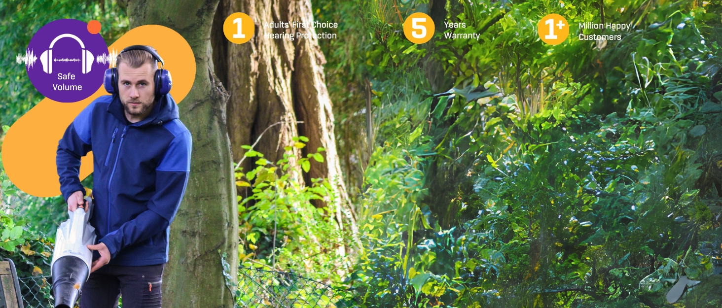 Навушники захисні Vanderfields Premium - шумозаглушення 36,1 dB, для дорослих та підлітків, 2 шт. (Marine Blue)