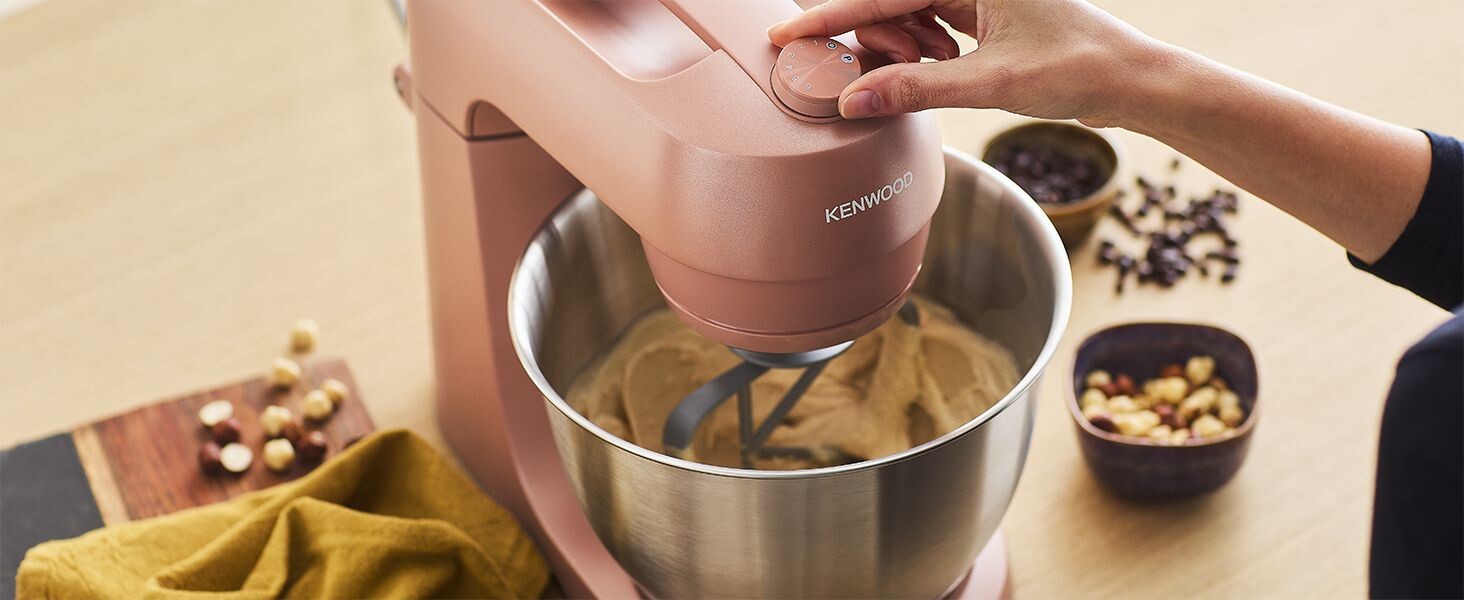 Кухонна машина KENWOOD kMix KMX750BK, компактний планетарний міксер, корал