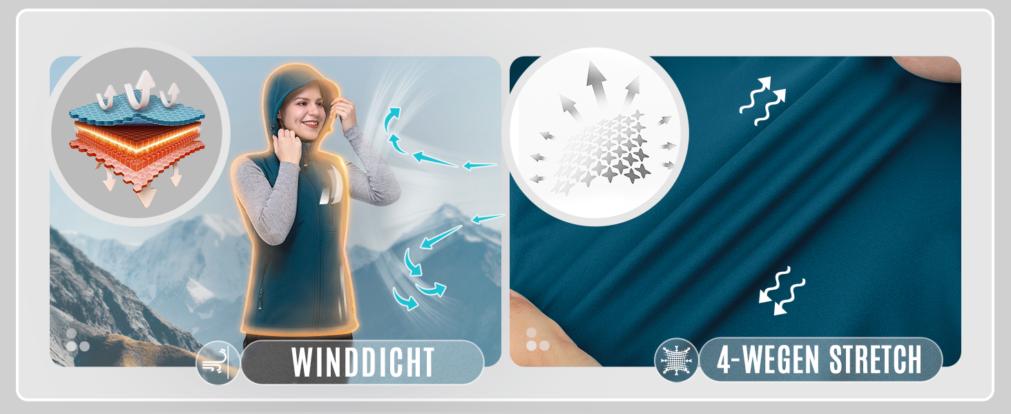 Жіночий софтшеллова жилетка 33000ft з капюшоном, флісовою підкладкою, водонепроникна та вітрозахисна спортивна жилетка з 5 кишенями для їзди на конях, бігу, походів, XXL, чорний