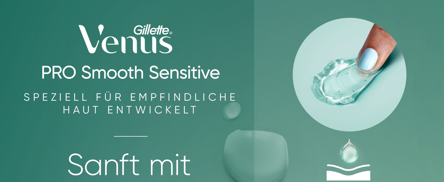 Жіноча бритва Gillette Venus Pro Smooth Sensitive Rosegold: бритва + 3 змінні касети + підвіс для душу