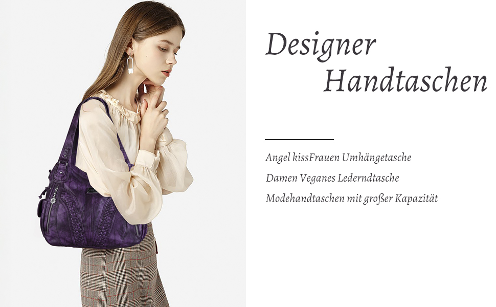 Сумка жіноча AngelKiss через плече, чорна, PU шкіра, водонепроникна, багатофункціональна з кишенями на блискавці