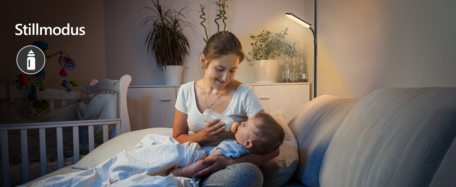 LED торшер LUCKEA з димуванням, 42W - сучасний настінний світильник з пультом та сенсорним керуванням для вітальні, спальні, офісу