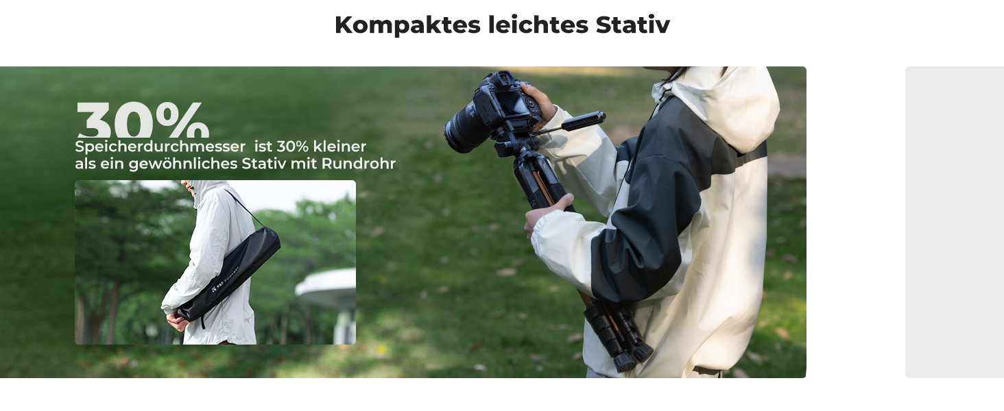 Штатив K&F Concept S255A3+BV01: Легкий штатив з сумкою, для камери/DSLR/відеокамери, з підтримкою смартфонів та планшетів (190см, 2-в-1)