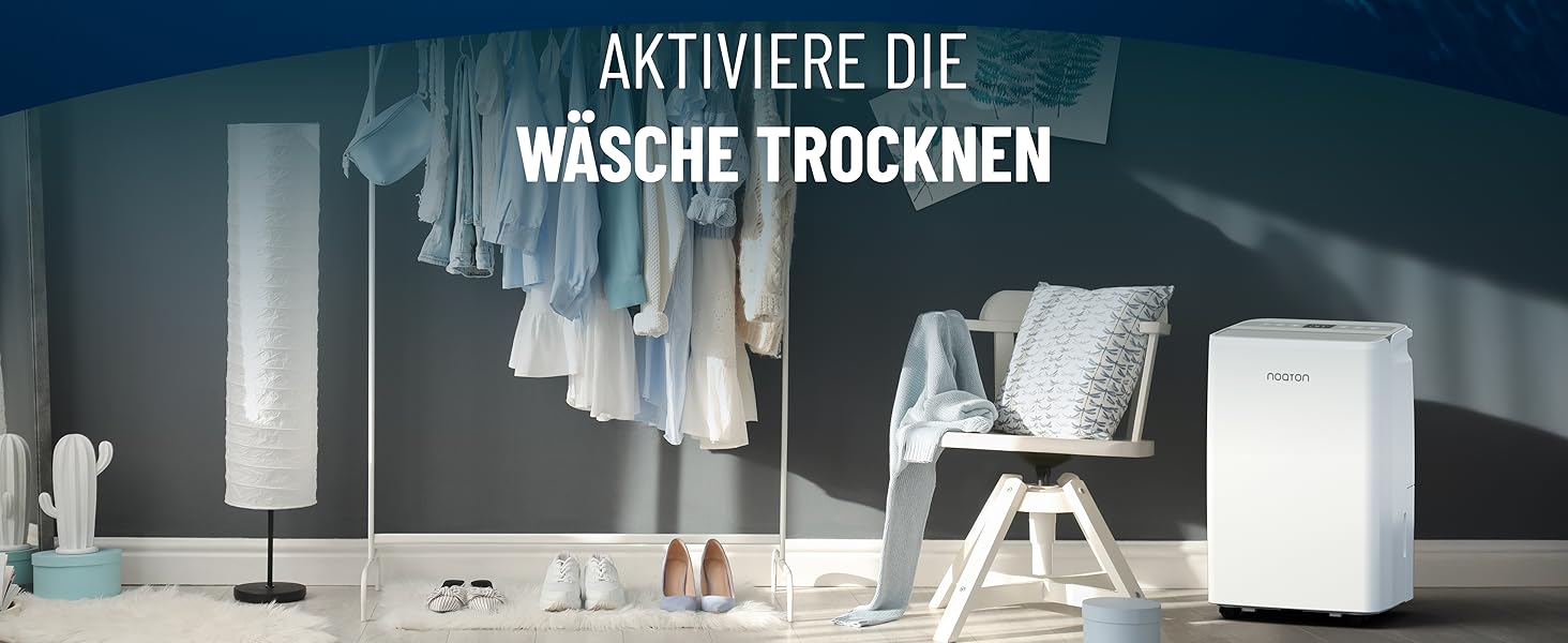 Noaton® DF 4115 WiFi: Зволожувач та очищувач повітря HEPA, 15л/24г, 5 режимів, тихий, з таймером, Wi-Fi, 3 роки гарантії, для приміщень до 50 м²