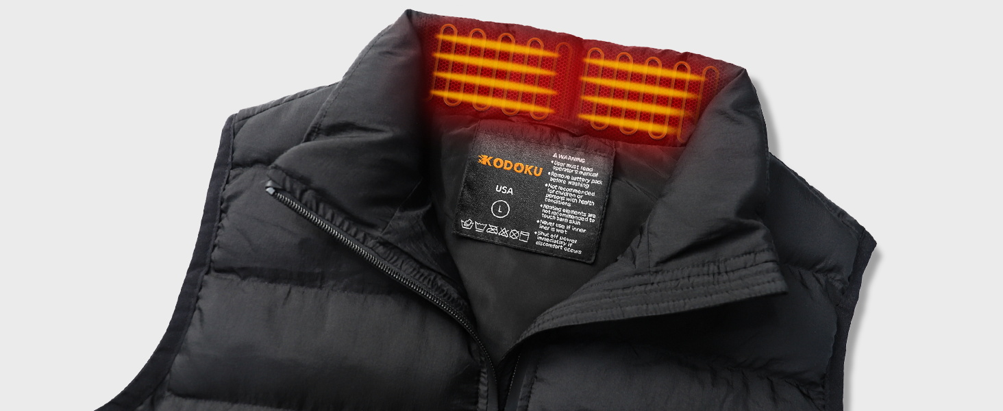 Електрична гріюча жилетка для чоловіків з акумулятором USB, 10000mAh, 4 зони нагріву, 3 режими температури, для зимових прогулянок, машинне прання