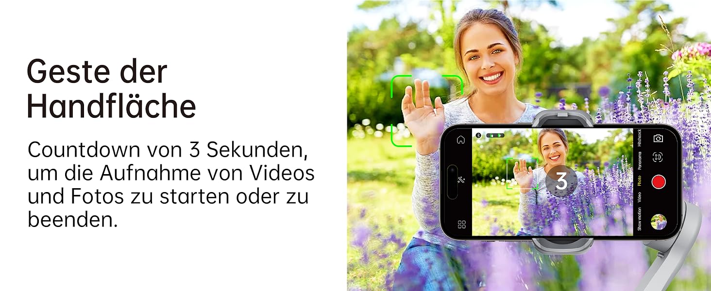 Стабілізатор для смартфона AOCHUAN Smart X Pro (3-осьовий, з RGB-підсвічуванням, для iPhone/Android)