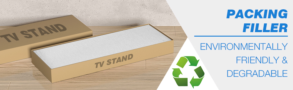 RFIVER Adjustable TV Stand with Swivel Base - Fits 32-65 Inch TVs (VESA 400x400mm, 35kg)