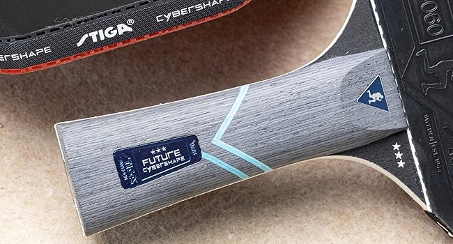 STIGA Cybershape Future Table Tennis Racket - Truls Möregårdh Approved, 3-Star, Hexagonal Shape for Rising Players