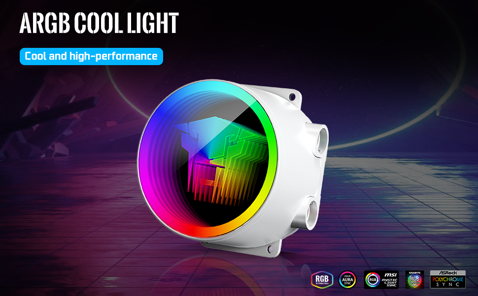 Система водяного охолодження CPU Jungle Leopard TK1 ARGB (240WH) - для Intel LGA115X/1200/1700/1366/2011/2066, AMD FM2/FM2+/AM3+/AM4/AM5